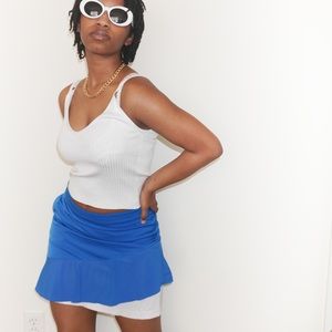 Lady Hagen Blue Golf Skirt